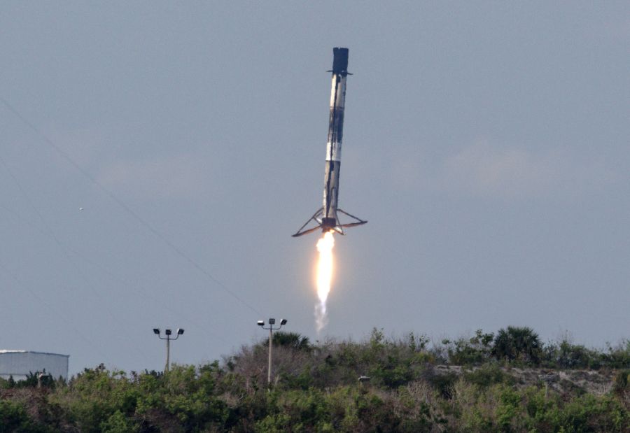 Am 5. Januar 2025 startete die Rakete «Falcon 9».