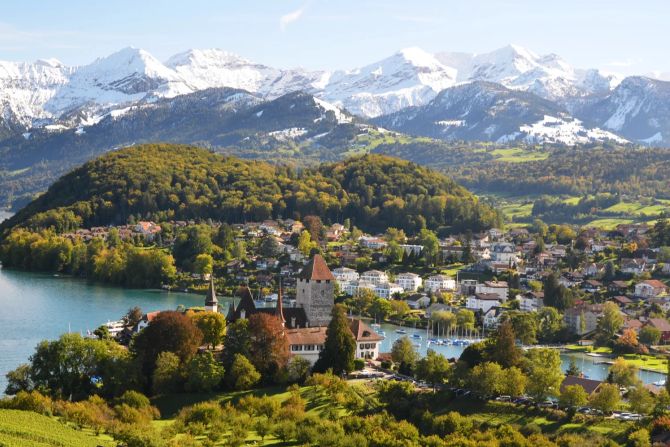 Spiez Bern Landschaft Wandern