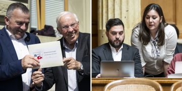 Blocher Wermuth Neutralitätsinitiative Kriegsmaterialgesetz