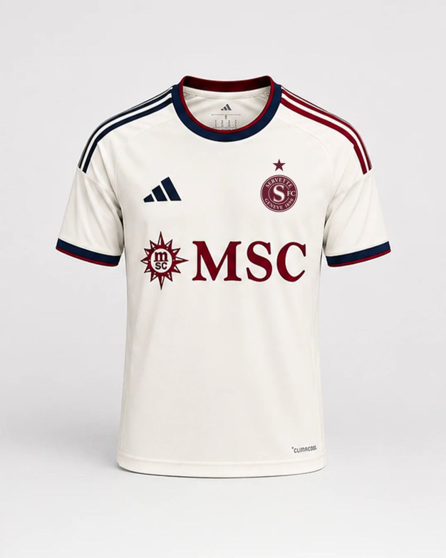 Das neue Auswärtstrikot von Servette.