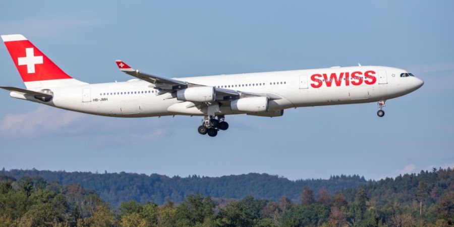 Als letztes vierstrahliges Flugzeug markiert der A340 das Ende einer Ära bei der Swiss.