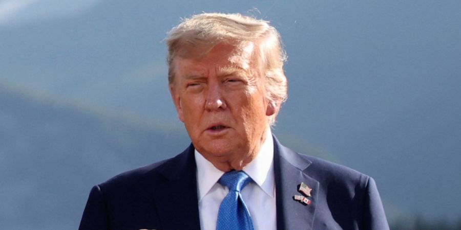 Die Regierung unter US-Präsident Donald Trump hat Einfuhrverbote für bestimmte Produkte aus dem Nachbarland Kanada angekündigt. (Archivbild)