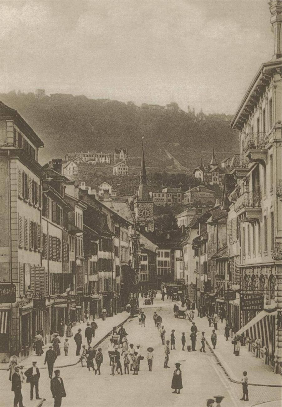 Die Nidaugasse früher.