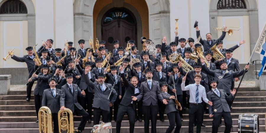 Sie wollen mit dem ersten Blasmusik-Openair der Ostschweiz begeistern: die Bürgermusik Mörschwil.