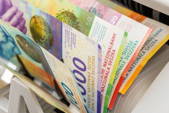 Schweizer Franken Jahresrechnung Finanzen