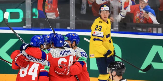 Gastgeber Tschechien steht im WM-Final. Tschechien Schweden Eishockey WM