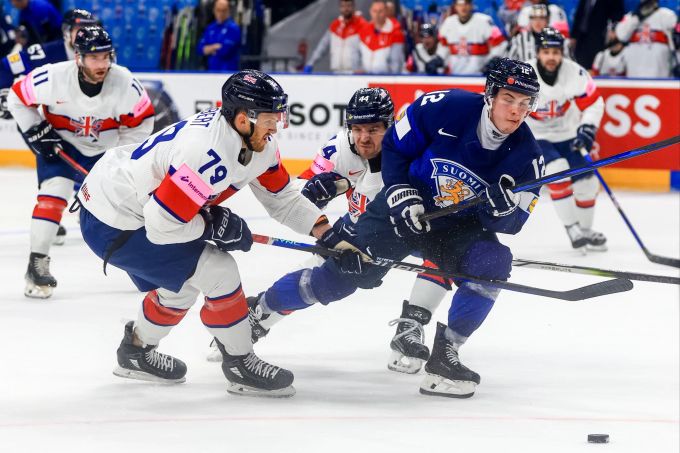 Finnland schlägt Grossbritannien an der Eishockey-WM. Eishockey-WM Finnland Grossbritannien