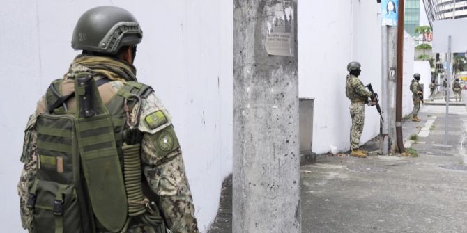 Sicherheitskräfte Guayaquil Ecuador