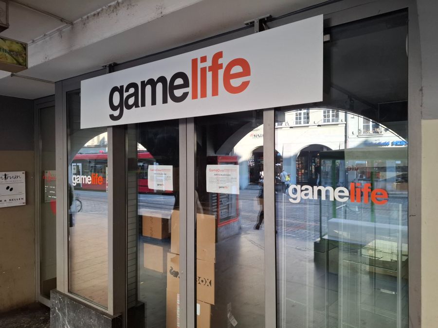 Die «Gamelife»-Filiale in der Stadt Bern hat dicht gemacht.