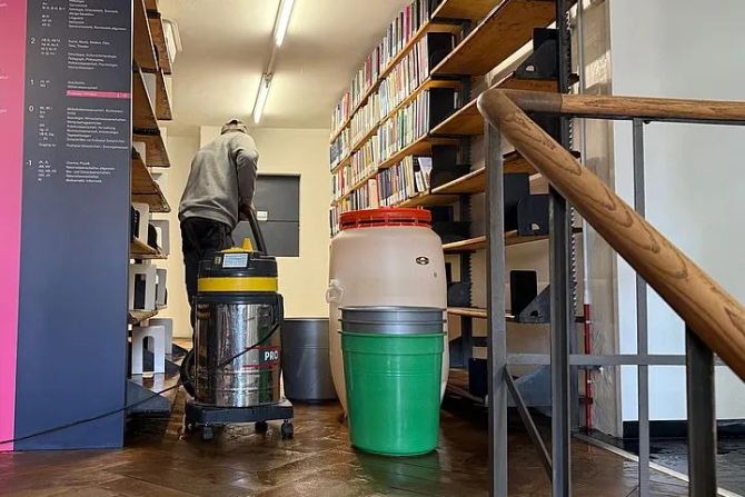 Basel Bibliothek Wasserschaden