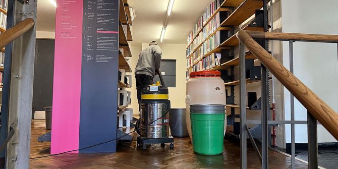 Basel Bibliothek Wasserschaden