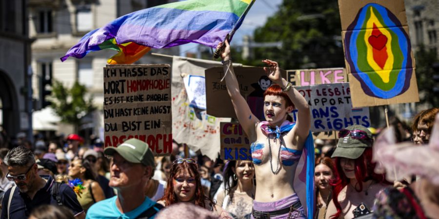 Die Zürich Pride findet in diesem Jahr ohne Festival statt, wie der gleichnamige Verein an einer ausserordentlichen Generalversammlung entschied. (Archivbild)