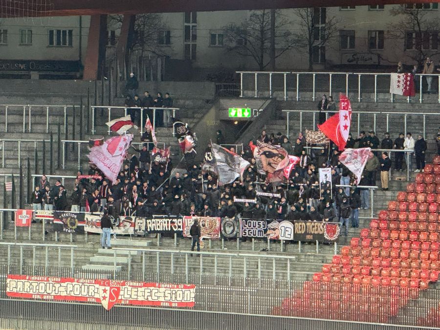 Auch einige Sion-Anhänger sind in den Letzigrund gereist.