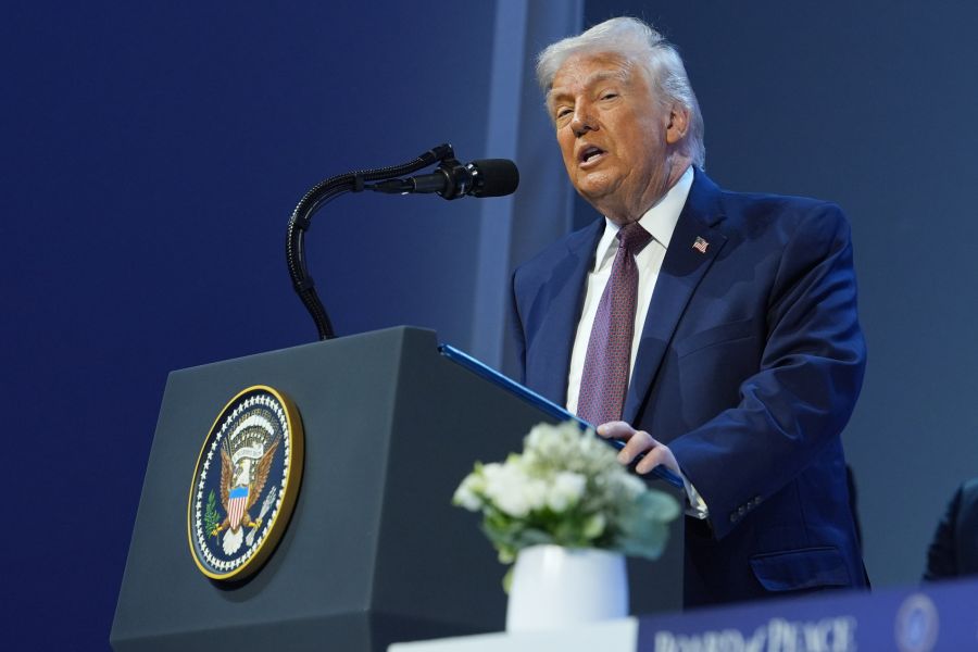 Donald Trump begründete diese mit dem Handelsdefizit von 41 Milliarden, das die USA mit der Schweiz hatte. (Archivbild)