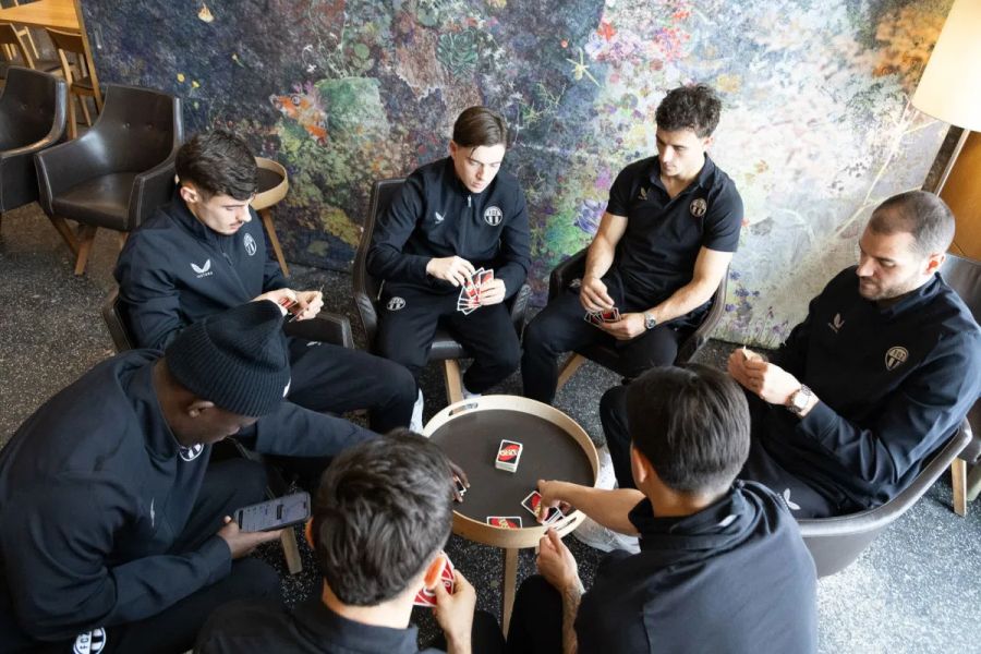 Der FCZ auf der Schwägalp.