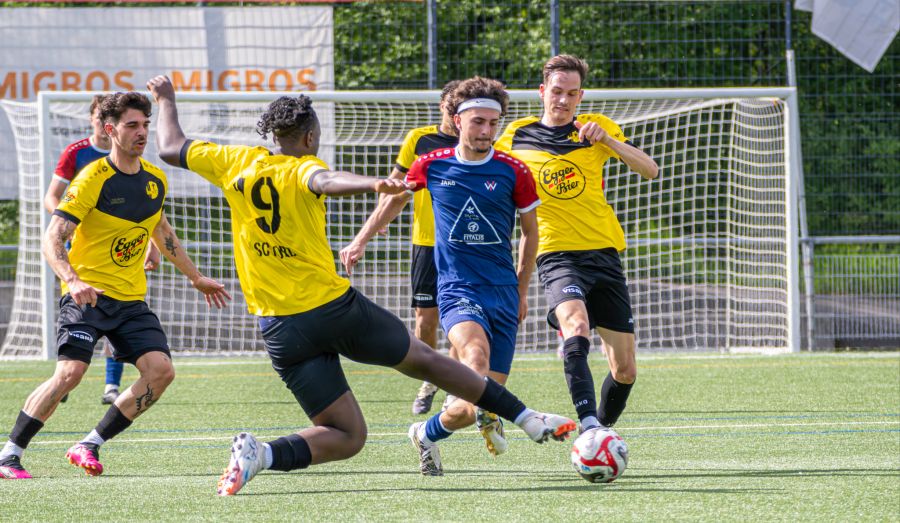 Bilic (Wyler) gegen die Worber Diavangama und Galiffa.