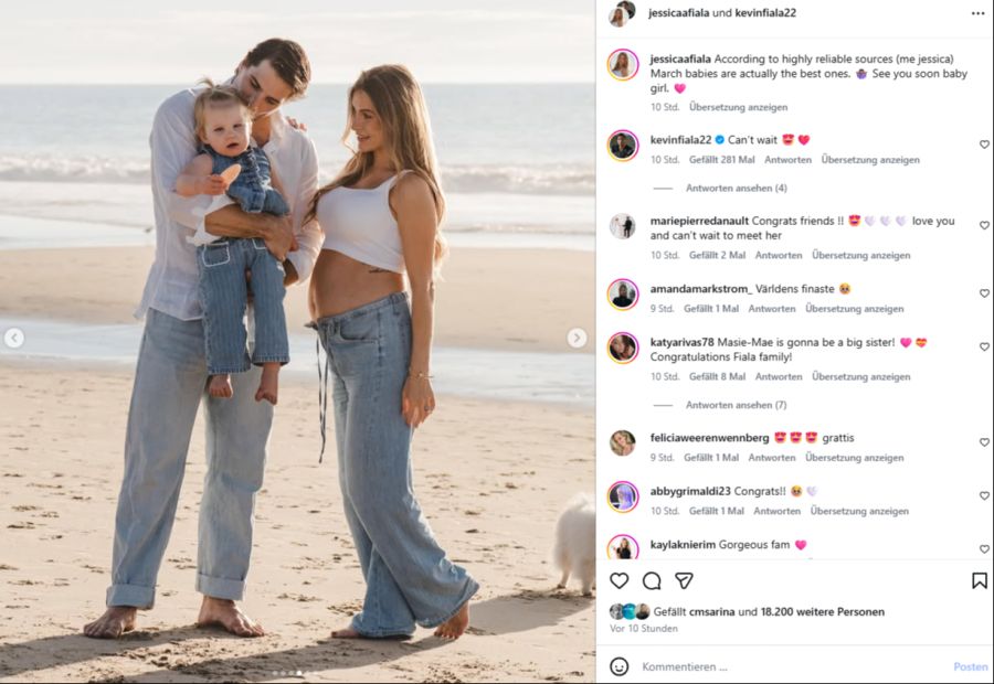 2024 kam Töchterchen Masie-Mae zur Welt, nun folgt das nächste Baby-Glück.