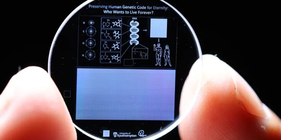 University of Southampton Speicherkristall menschliches Erbgut