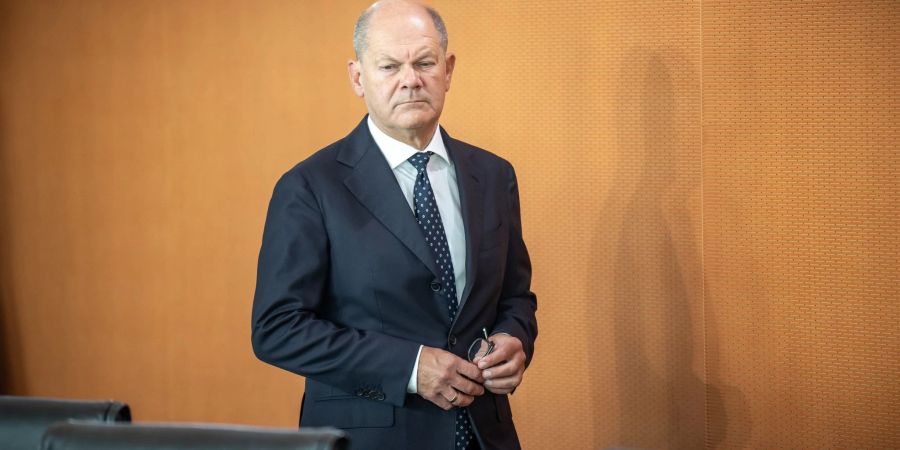 Bundeskanzler Olaf Scholz (SPD) lehnt eine Vertrauensfrage im Bundestag ab. (Archivbild)