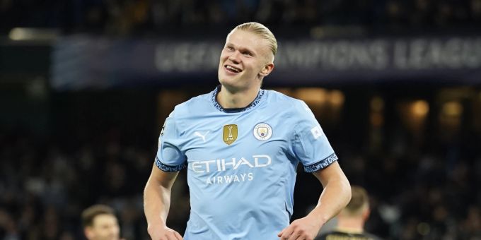 Erling Haaland traf in der Champions League gegen Sparta Prag doppelt. Erling Haaland