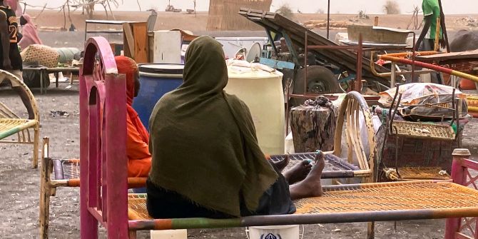 Flüchtlinge aus dem Sudan