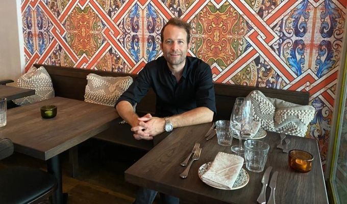 Maurice Bridel in seinem Restaurant Sua. Restaurant