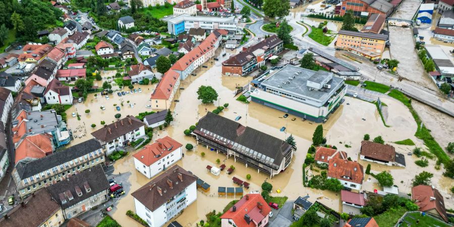 Überschwemmungen in Slowenien