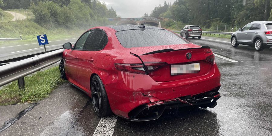 Selbstunfall auf A1