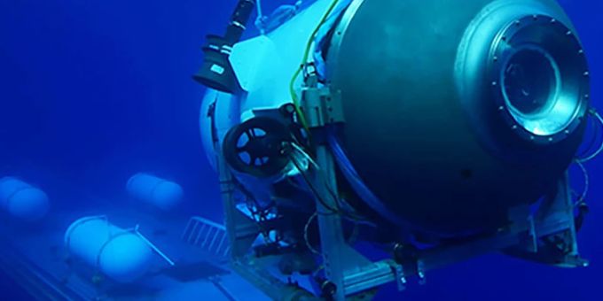 HANDOUT - Die «Titan» wird seit Sonntagvormittag (Ortszeit) vermisst. Foto: Oceangate Expeditions/PA Media/dpa - ACHTUNG: Nur zur redaktionellen Verwendung im Zusammenhang mit der aktuellen Berichterstattung und nur mit vollständiger Nennung des vorstehenden Credits