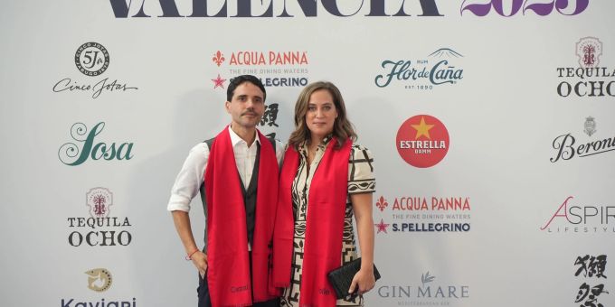 Virgilio Martinez und Pia Leon, Chefköche des Restaurants Central aus Lima, während der Gala «The World's 50 Best Restaurants» im Palau de Les Arts. world?s 50 best restaurants