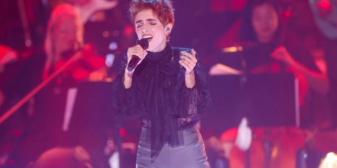 Anny Ogrezeanu im Finale der Castingshow «The Voice of Germany». finale