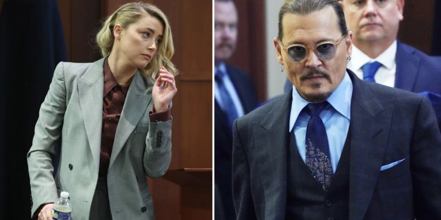 Johnny Depp und Amber Heard vor Gericht