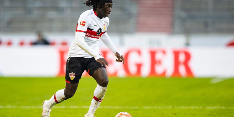 Tanguy Coulibaly war mit dem VfB Stuttgart im Testspiel gegen den 1. FC  Köln erfolgreich.