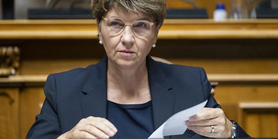 Die Schweiz ist laut Verteidigungsministerin Viola Amherd gut vorbereitet, sollte es zu einem Nuklearkrieg in der Ukraine kommen. (Archivbild)