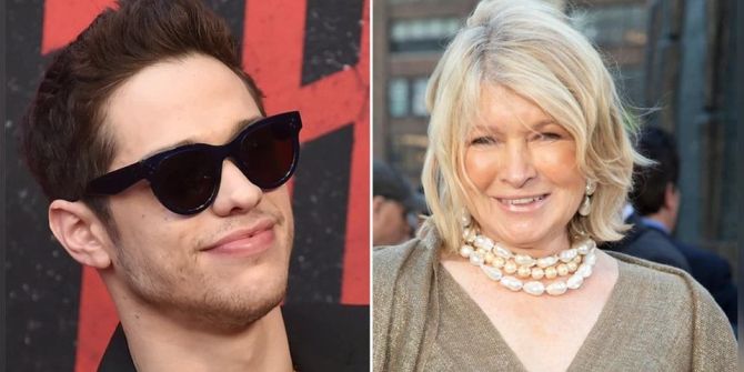 Pete Davidson und Martha Stewart