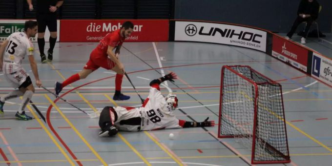 Siebte Meisterschaftsrunde zwischen dem UHC Pfannenstiel und Red Lions Frauenfeld.