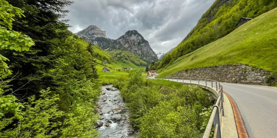 Landschaft in Isenthal.