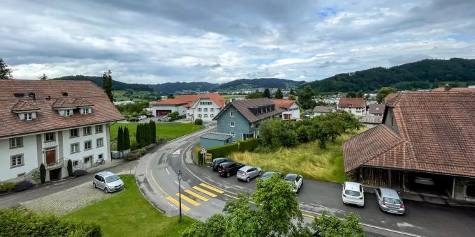 Ausblick über Altishofen. Ausblick über Altishofen.