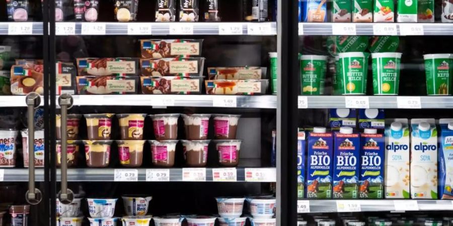 Wo geht es hier zu den probiotischen Milchprodukten? Viele Produktbeschreibungen sind schwerverständlich. Foto: Sven Hoppe/dpa