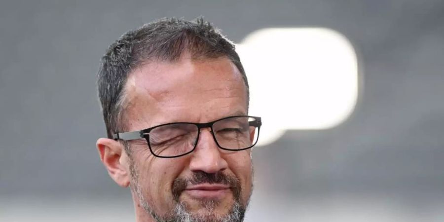 Freut sich auf das Hertha-Gastspiel in Frankfurt: Fredi Bobic. Foto: Soeren Stache/dpa-Zentralbild/dpa