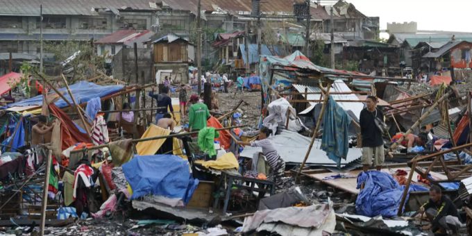 Der Taifun «Rai» hat in Teilen der Philippinen für grosse Verwüstung gesorgt. Taifun Rai Philippinen