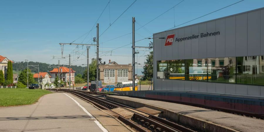 Bahnhof der Gemeinde Heiden (AR).