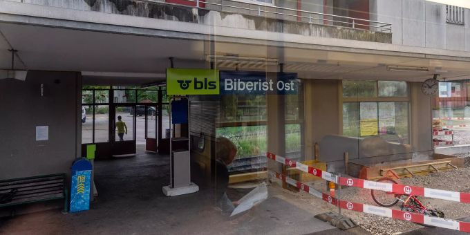 (BLS) Bahnhof Biberist Ost. (BLS) Bahnhof Biberist Ost.