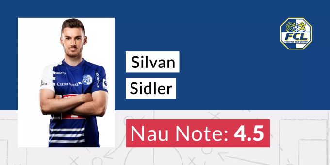 Die Note für Silvan Sidler vom FC Luzern. FC Luzern