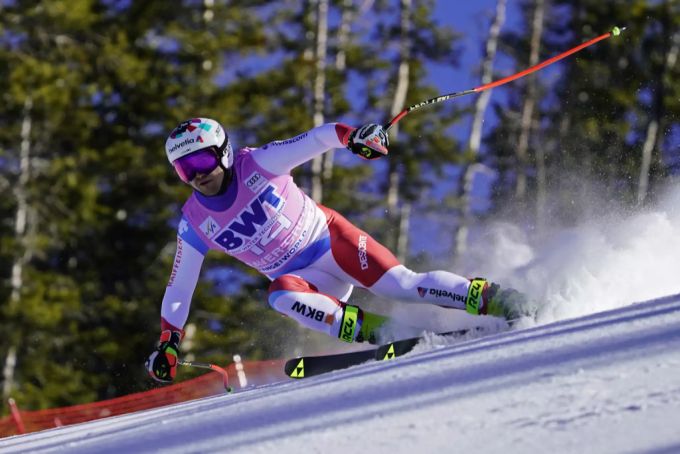 Urs Kryenbühl im Training für Super-G und Abfahrt in Beaver Creek. Urs Kryenbühl Super-G Abfahrt