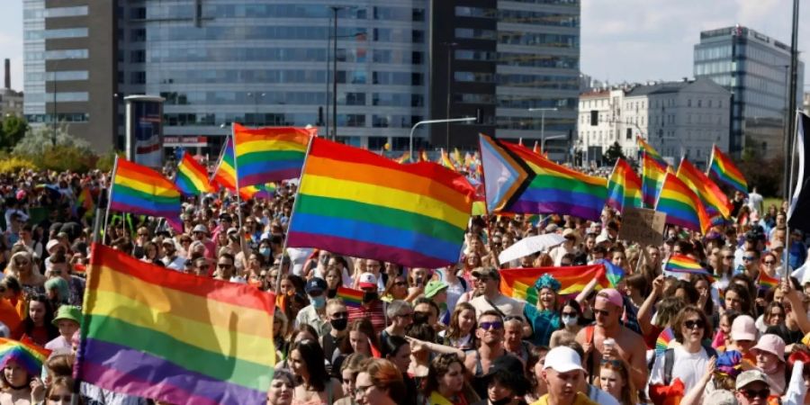 Pride Parade in Warschau im Juni