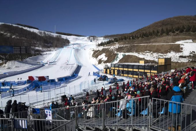 FIS Ski Cross World Cup diente als Testevent für die Winterspiele 2022 im Genting Ski Resort in Zhangjiakou. Olympia 2022