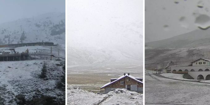Die ersten Schnee-Bilder Schnee-Bilder