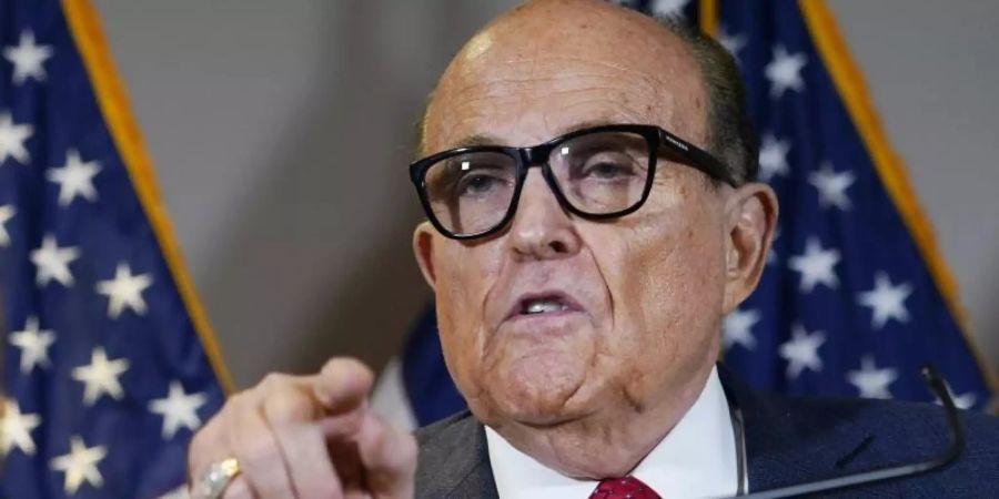 Rudy Giuliani, der ehemalige Bürgermeister von New York und ein Anwalt von US-Präsident Trump. Foto: Jacquelyn Martin/AP/dpa