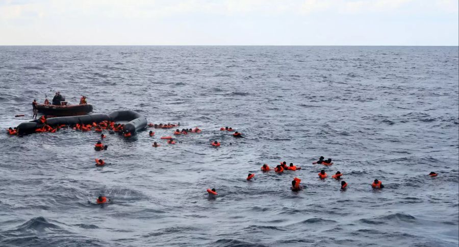 Flüchtlingsdrama im Mittelmeer.